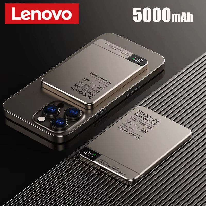 10000Mah Ultra-Thin Power Bank Magnetic Wireless Digital Display Fast Charging External Battery for Magsafe for Iphone