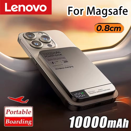 10000Mah Ultra-Thin Power Bank Magnetic Wireless Digital Display Fast Charging External Battery for Magsafe for Iphone