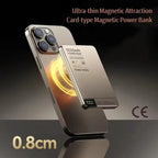 10000Mah Ultra-Thin Power Bank Magnetic Wireless Digital Display Fast Charging External Battery for Magsafe for Iphone