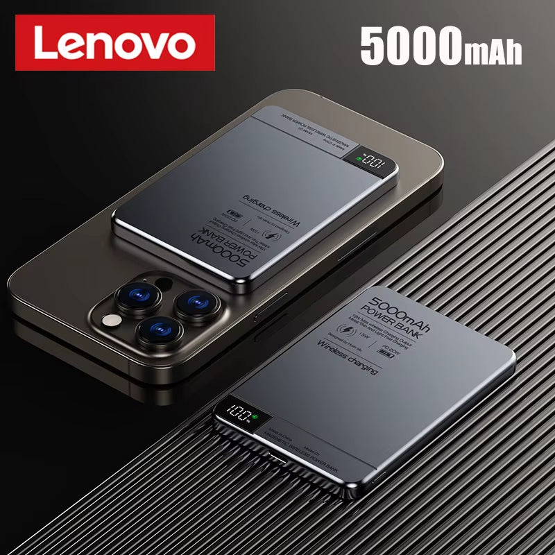 10000Mah Ultra-Thin Power Bank Magnetic Wireless Digital Display Fast Charging External Battery for Magsafe for Iphone