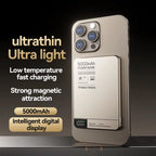10000Mah Ultra-Thin Power Bank Magnetic Wireless Digital Display Fast Charging External Battery for Magsafe for Iphone